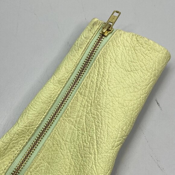 Theory Women’s Lamb Leather Biker Jacket – Lime Green - Picture 5 of 11